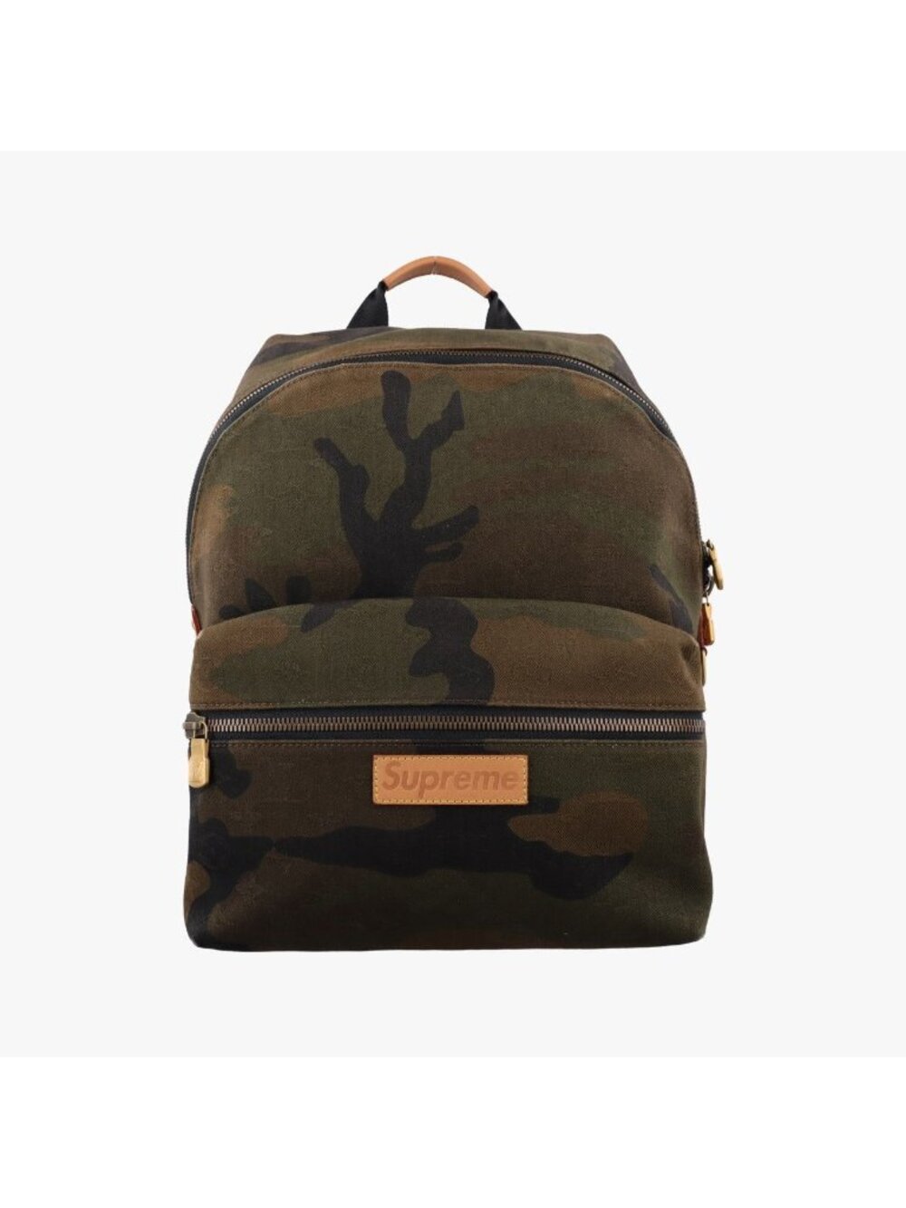 Louis Vuitton Supreme Apollo Collaboration Camouflage Canvas Backpack
